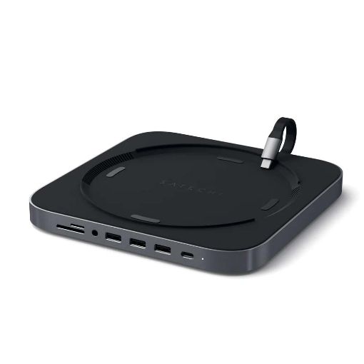 Εικόνα της Satechi Stand & Hub for Mac Mini Silver ST-ABHFS