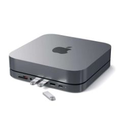 Εικόνα της Satechi Stand & Hub for Mac Mini Silver ST-ABHFS