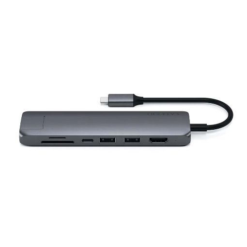 Εικόνα της Satechi USB-C Slim Multiport with Ethernet Space Gray ST-UCSMA3M