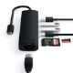 Εικόνα της Satechi USB-C Slim Multiport with Ethernet Black ST-UCSMA3K