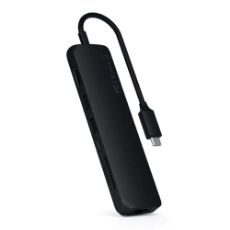 Εικόνα της Satechi USB-C Slim Multiport with Ethernet Black ST-UCSMA3K