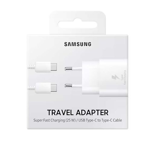 Εικόνα της Φορτιστής Samsung USB-C 25W με Καλώδιο White EP-TA800XWEGWW