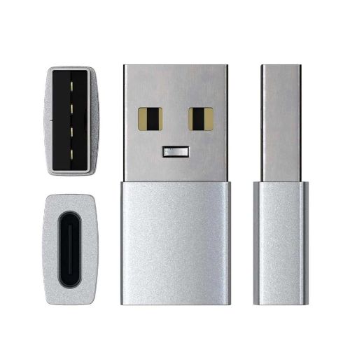 Εικόνα της Satechi Adapter USB-A to USB-C Silver ST-TAUCS