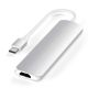 Εικόνα της Satechi Type-C Slim Multiport Adapter v2 Silver ST-SCMA2S