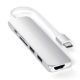 Εικόνα της Satechi Type-C Slim Multiport Adapter v2 Silver ST-SCMA2S