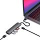 Εικόνα της Satechi Type-C Slim Multiport Adapter v2 Space Gray ST-SCMA2M