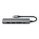 Εικόνα της Satechi Type-C Slim Multiport Adapter v2 Space Gray ST-SCMA2M