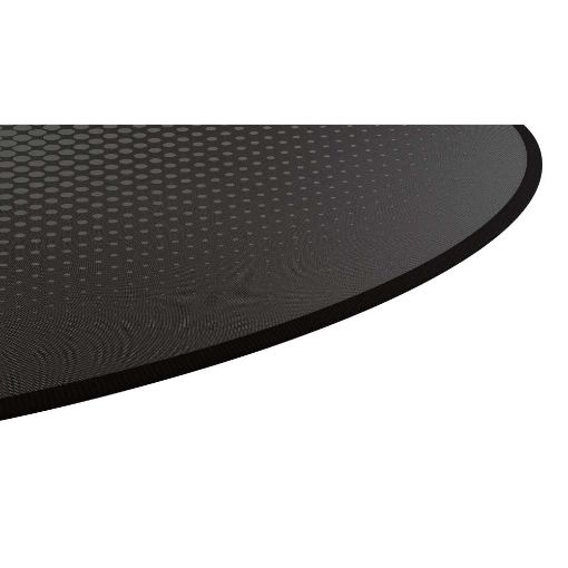Εικόνα της Floor Mat Trust Mika Round Black 24134