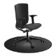 Εικόνα της Floor Mat Trust Mika Round Black 24134