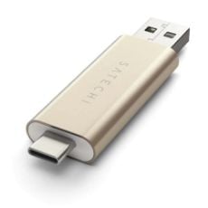 Εικόνα της Satechi Type-C/USB 3.0 SD/MicroSD Card Reader Gold ST-TCCRAG