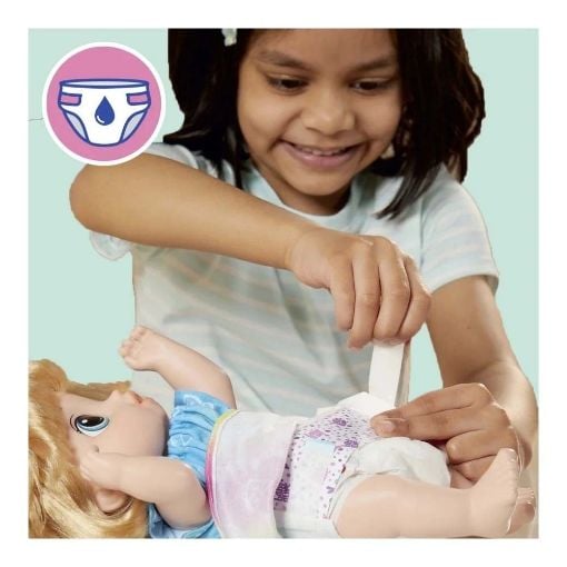 Εικόνα της Hasbro Baby Alive - Fruity Sips Apple Blonde Hair Doll F7356