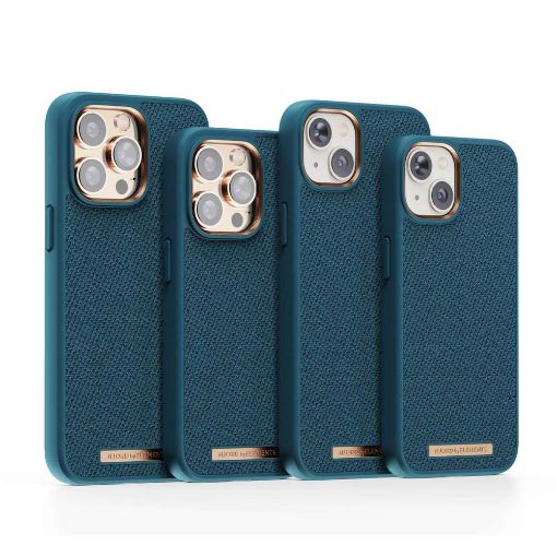Εικόνα της Θήκη Njord by Elements Fabric Tonal for iPhone 14 (6.7) Deep Sea NA42TN01
