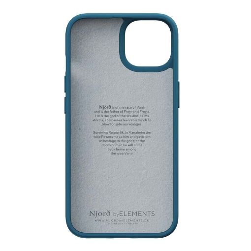 Εικόνα της Θήκη Njord by Elements Fabric Tonal for iPhone 14 (6.7) Deep Sea NA42TN01
