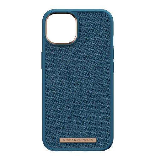 Εικόνα της Θήκη Njord by Elements Fabric Tonal for iPhone 14 (6.7) Deep Sea NA42TN01