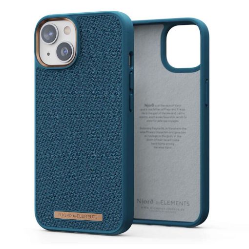 Εικόνα της Θήκη Njord by Elements Fabric Tonal for iPhone 14 (6.7) Deep Sea NA42TN01