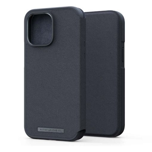 Εικόνα της Θήκη Wallet Njord by Elements Leather Magsafe for iPhone 14 Pro Black NA43GL00W