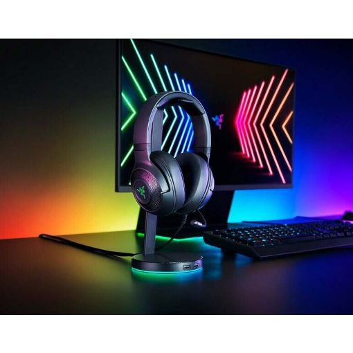 Εικόνα της Headset Razer Kraken v3 X Chroma USB Black RZ04-03750300-R3M1