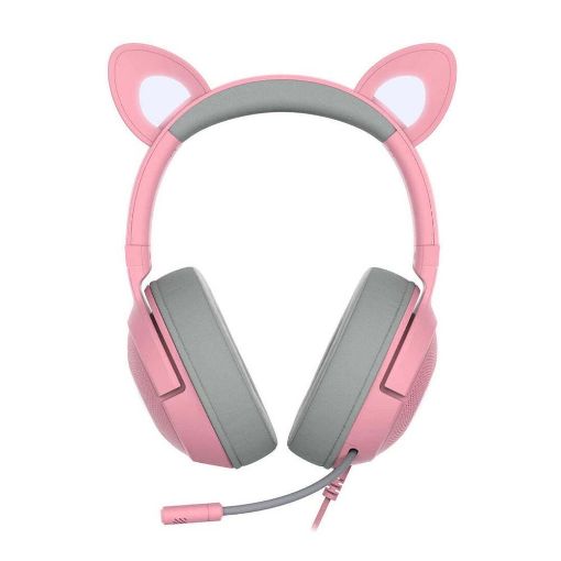 Εικόνα της Headset Razer Kraken Kitty v2 Pro Chroma USB Quartz RZ04-04510200-R3M1