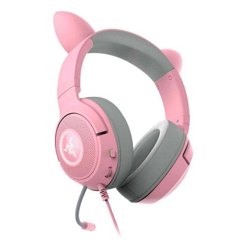 Εικόνα της Headset Razer Kraken Kitty v2 Pro Chroma USB Quartz RZ04-04510200-R3M1