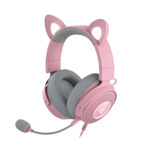 Εικόνα της Headset Razer Kraken Kitty v2 Pro Chroma USB Quartz RZ04-04510200-R3M1