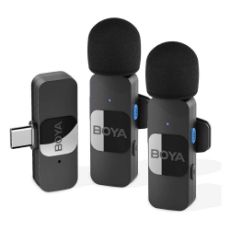 Εικόνα της Boya BY-V20 Wireless Lavalier Microphones USB-C Black