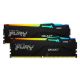 Εικόνα της Ram Kingston Fury Beast EXPO RGB 16GB (2 x 8GB) DDR5-6000MHz Black CL36 KF560C36BBEAK2-16