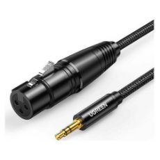 Εικόνα της Καλώδιο Ugreen AV182 XLR Female to 3.5mm Male 2m Black 20244