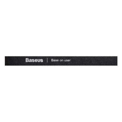 Εικόνα της Baseus Rainbow Circle Velcro Strap 1m Black ACMGT-E01