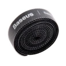 Εικόνα της Baseus Rainbow Circle Velcro Strap 1m Black ACMGT-E01