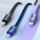 Εικόνα της Καλώδιο Baseus Crystal Shine USB-A to Lightning Braided 2m Blue CAJY000103
