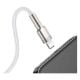 Εικόνα της Καλώδιο Baseus Cafule USB-A to Lightning 2.4A 1m White/Silver CALJK-A02