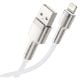 Εικόνα της Καλώδιο Baseus Cafule USB-A to Lightning 2.4A 1m White/Silver CALJK-A02