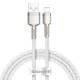 Εικόνα της Καλώδιο Baseus Cafule USB-A to Lightning 2.4A 1m White/Silver CALJK-A02