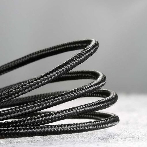 Εικόνα της Καλώδιο Baseus Cafule USB-A to Micro USB Braided 2.4A 1m Black/Red CAMKLF-B91