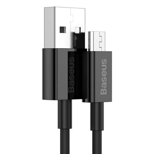 Εικόνα της Καλώδιο Baseus Superior Series USB to Micro USB 2A 1m Black CAMYS-01