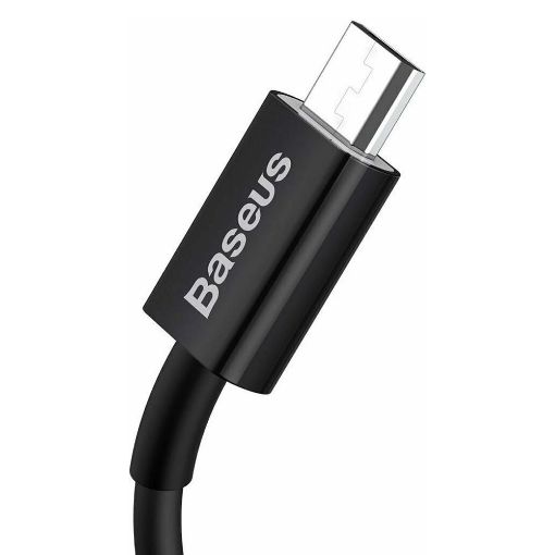 Εικόνα της Καλώδιο Baseus Superior Series USB to Micro USB 2A 2m Black CAMYS-A01