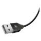 Εικόνα της Καλώδιο Baseus Yiven USB to Micro USB Braided Black 1.5m CAMYW-B01