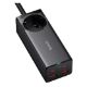 Εικόνα της Πολύπριζο Baseus GaN3 Pro 2x USB / 2x USB-C / AC 100W 1.5m Black CCGAN100-1ACE