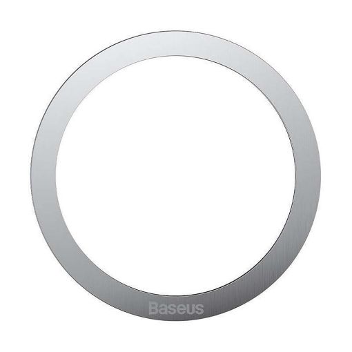 Εικόνα της Baseus Halo Series Magnetic Metal Ring Sticker 2τμχ Silver PCCH000012