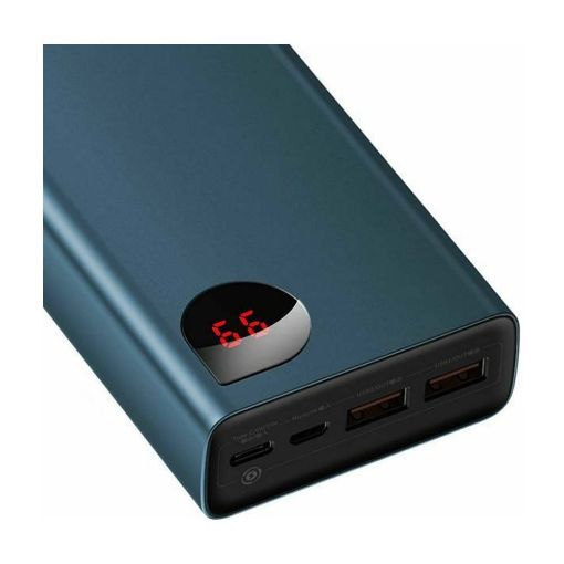 Εικόνα της Power Bank Baseus Adaman Metal Dual USB-A & USB-C 20000mAh 65W Blue PPIMDA-D03