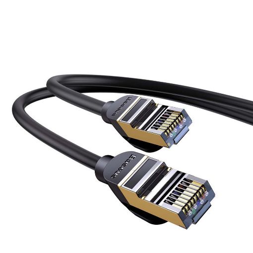 Εικόνα της Καλώδιο Δικτύου Baseus Cat.7 Ethernet RJ45 1m Black WKJS010101