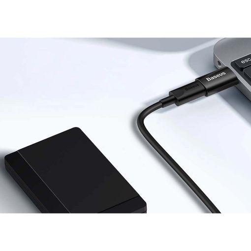 Εικόνα της Adapter Baseus Mini OTG Ingenuity USB 3.1 M to USB-C F Black ZJJQ000101