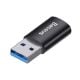 Εικόνα της Adapter Baseus Mini OTG Ingenuity USB 3.1 M to USB-C F Black ZJJQ000101