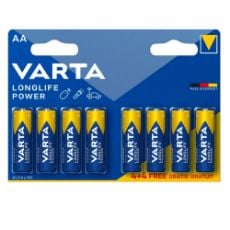 Εικόνα της Αλκαλικές Μπαταρίες AA 1.5V Varta Long Life Power 4+4 Τεμ 4906