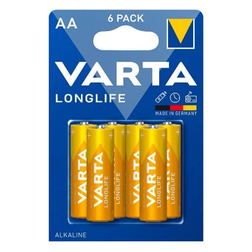 Εικόνα της Αλκαλικές Μπαταρίες AA 1.5V Varta LongLife 6 Τεμ 4106