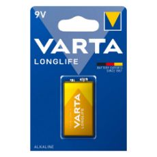 Εικόνα της Αλκαλική Μπαταρία Πλακέ E 9V Varta LongLife 1 Τεμ 4122