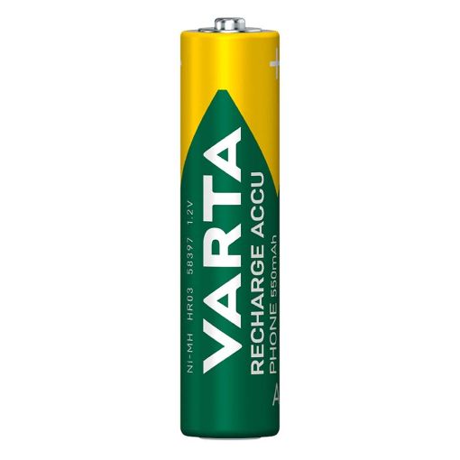 Εικόνα της Μπαταρίες Επαναφορτιζόμενες AAA 1.2V Varta Solar Light 550mAh Ni-MH 2 Τεμ 56733
