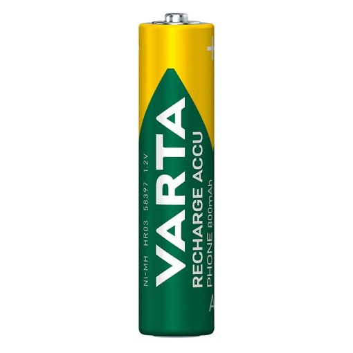 Εικόνα της Μπαταρίες Επαναφορτιζόμενες AAA 1.2V Varta Phone Power 550mAh 2 Τεμ