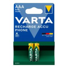Εικόνα της Μπαταρίες Επαναφορτιζόμενες AAA 1.2V Varta Phone Power 800mAh 2 Τεμ