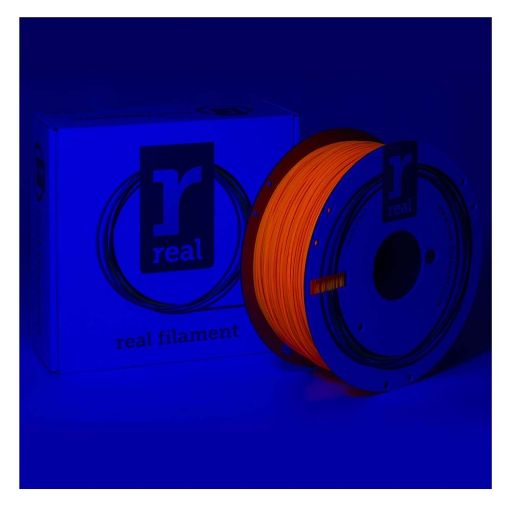 Εικόνα της Real PLA Filament 1.75mm Spool of 1Kg Fluorescent Orange REFPLAFORANGE1000MM175